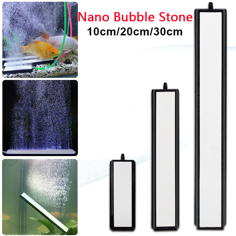 Air Stone Diffuser - 10/20/30x4cm Nano-bubble Stone Increasing Oxygen Fish